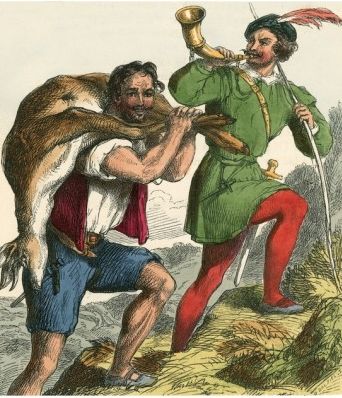 Robin Hood und sein wichtigster Gefolgsmann Little John
