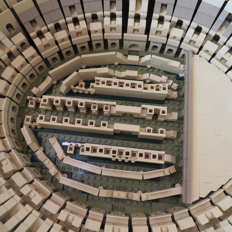 Hypogeum beim LEGO Modell